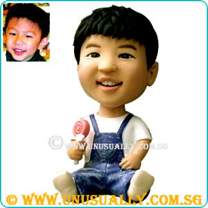 Fully Customized 3D Holding Candy Kid Lovely Figurine